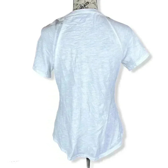 INC White Printed Short Sleeve tee - Picture 2 of 4